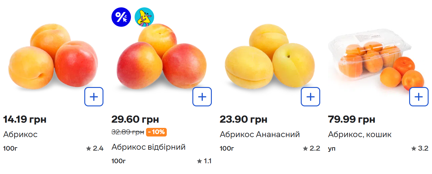 Абрикоси вже на прилавках: які ціни і що з урожаєм цього року